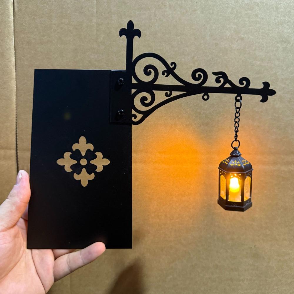 Decorative LED Book Nook Lamp Warm White Light Pumpkin Ghost Lantern Dorm Room