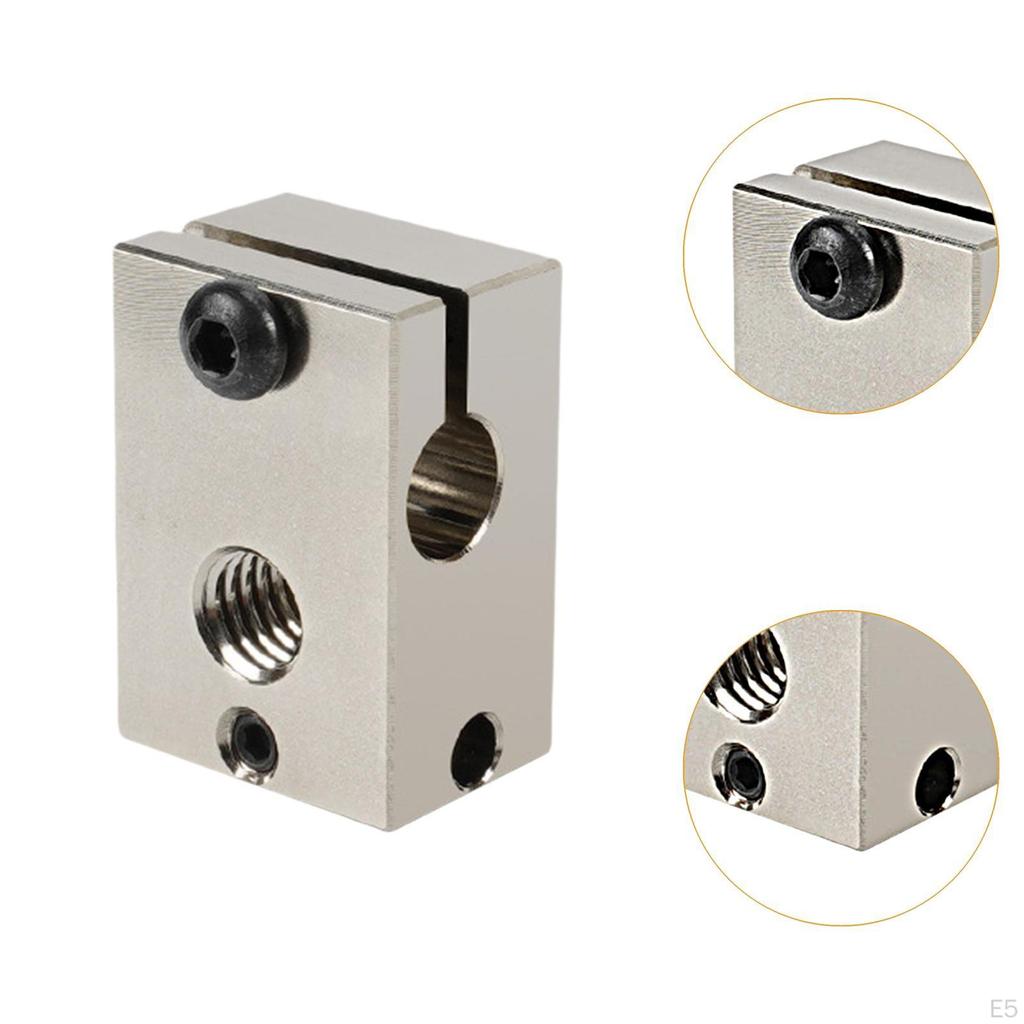 3D Printer Block Part for PT100 V6 Easy to Install Replacement Quality Professional