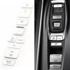 Add a Touch of Luxury to Your Car's Interior with Silver Gear Shift Box Panel Button Cover Trims for Accord 2018