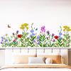 Self Adhesive Floral Butterfly Wall Sticker Decal for Living Room Bedroom Home Interior Wall Decoration