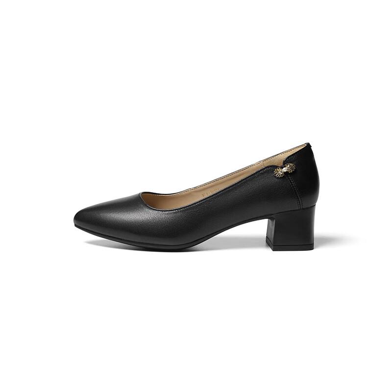 RED DRAGONFLY Women's Chunky Heel Pumps WLB15058
