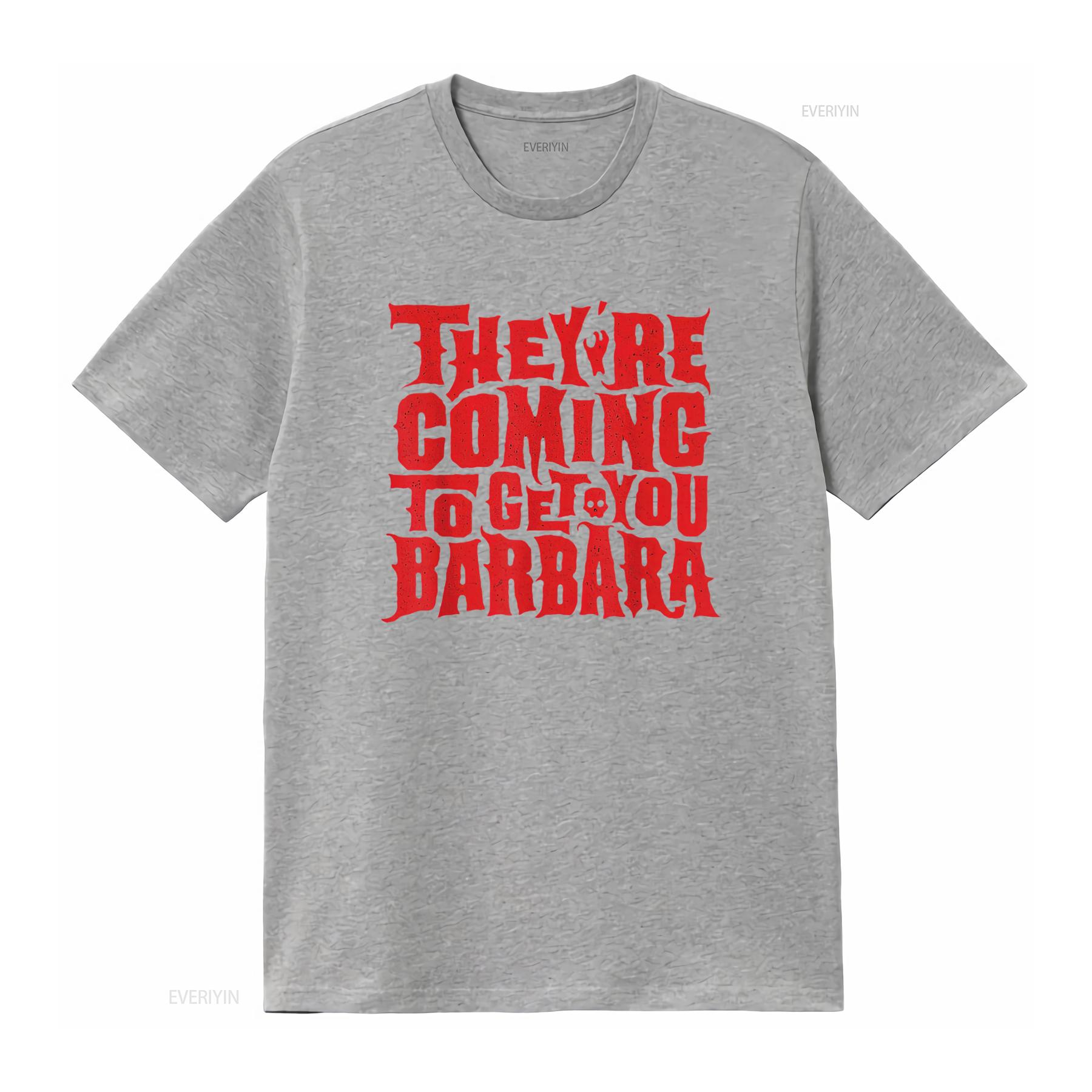 Mens They Re Coming To Get You Barbara T Shirt White Medium vintage Washed graphic Stylish Top For Everyday Wear Slightly S