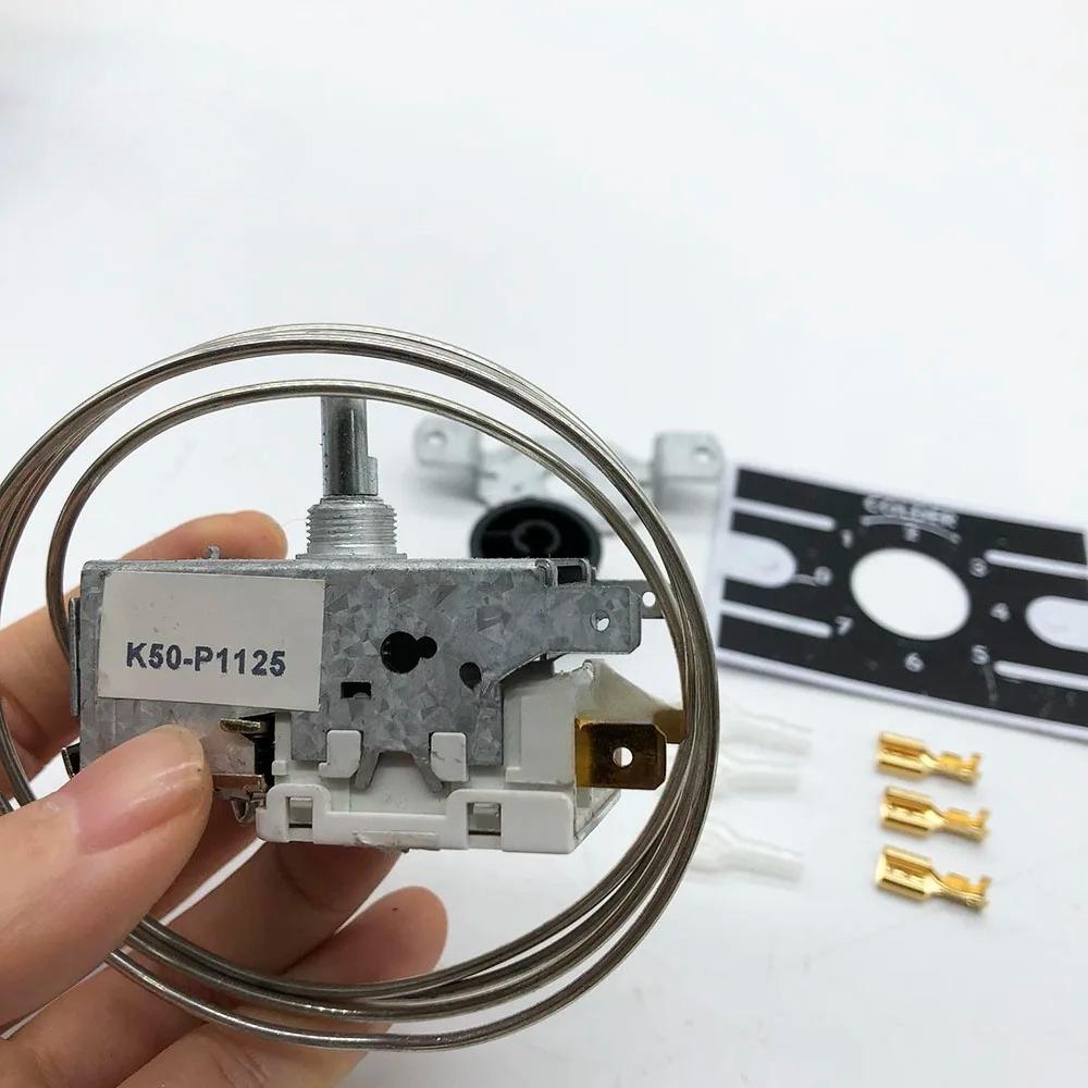 Freezer Temperature Control Switch K59 K50 K54 K56 K60 K5 2 Pin K50-P1125 Thermostat For A10-1052 A10-1053 Replacement