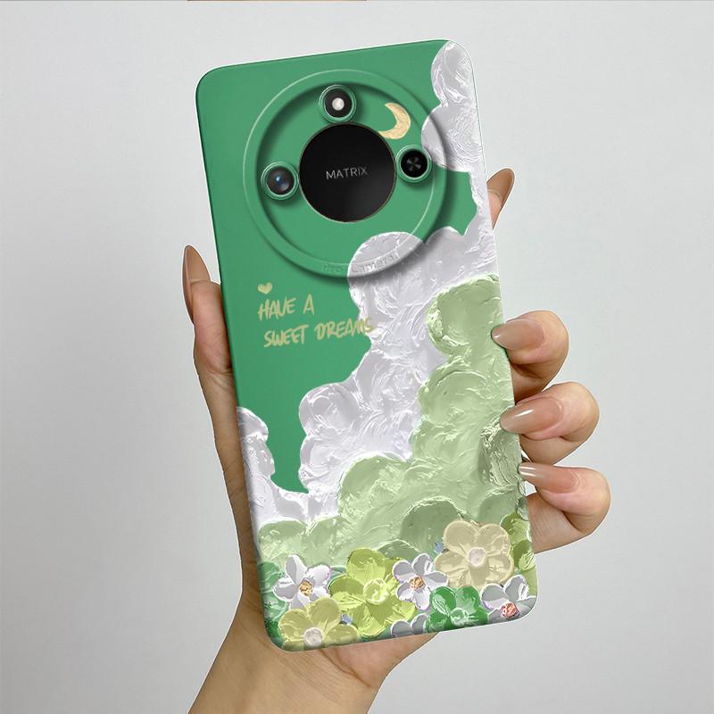 For Honor X9C Smart Phone Case X9cSmart Soft Silicone Funda Sweet Painted Fashion Cartoon Protective Capa Lovely Printing Cover