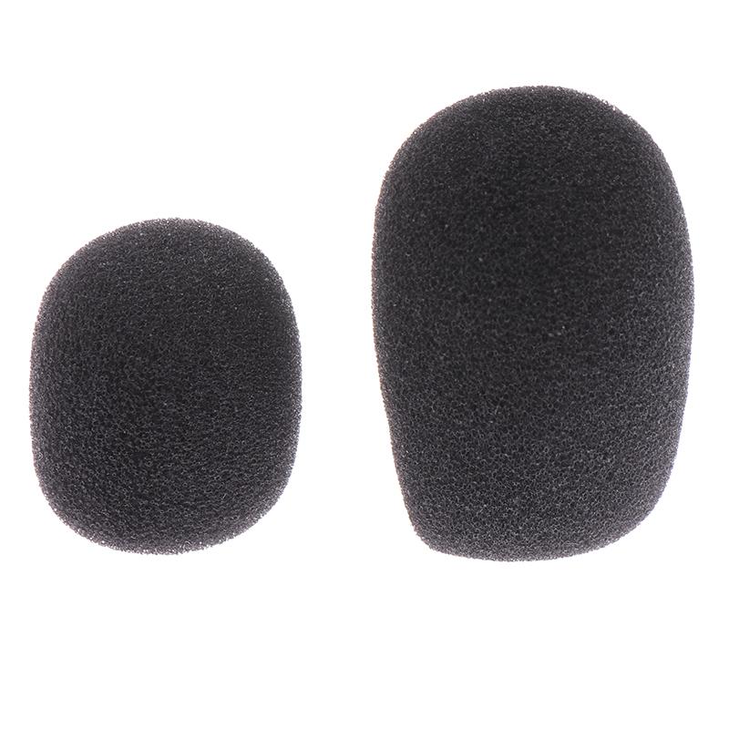 5 Stück Schaumstoff-Ohrhörer-Mikrofonabdeckung Mikrofon-Windschutz Kopfhörer-Schwamm Schwarz Mikrofon-Spezialset Headset-Ersatz