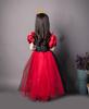 Alice in Wonderland Queen Fairy Tale Halloween Costume Height [cnstone] Children's Dress, Dress, Red, Girls' (Size 8T, 125-135cm)