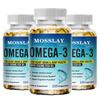 High-concentration Deep-sea Fish Oil Omega-3 Capsules, 1500 Mg Fish Oil Per Serving, Rich In EPA and DHA, Suitable for Adult Use.