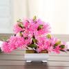 Artificial Plant Eye-catching Anti-fade Plastic Desktop Fake Potted Plants Ornaments for Home