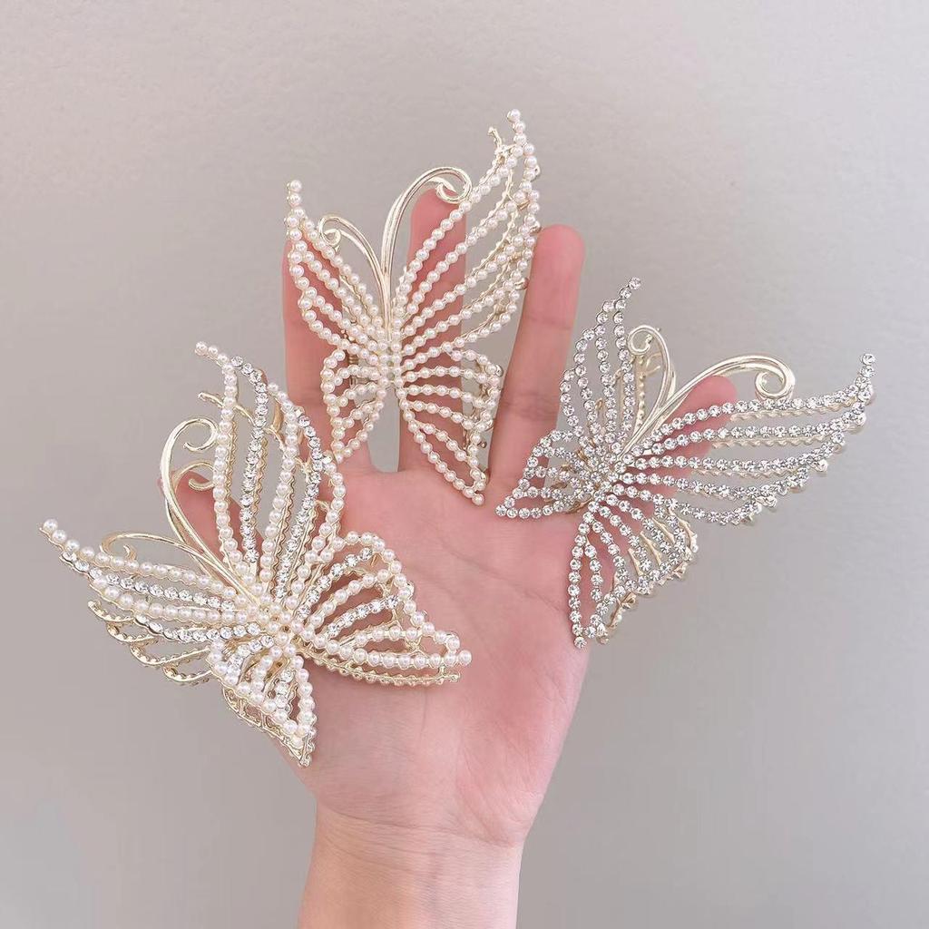 2022 Trendy Shark Butterfly Hair Claw Clip - Non-Damaging Headwear