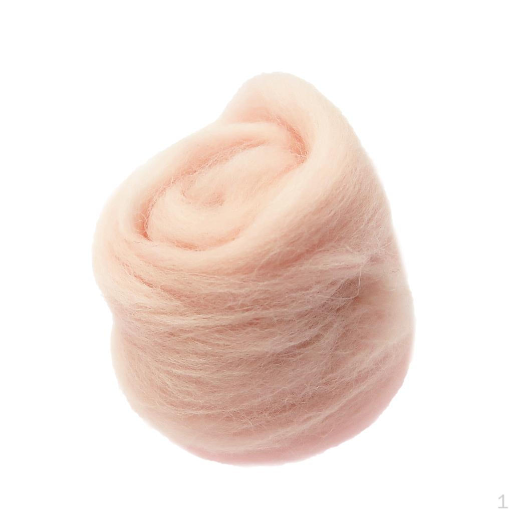 Felting Wool Materials Soft and Fre Yarn Roving for Art Work