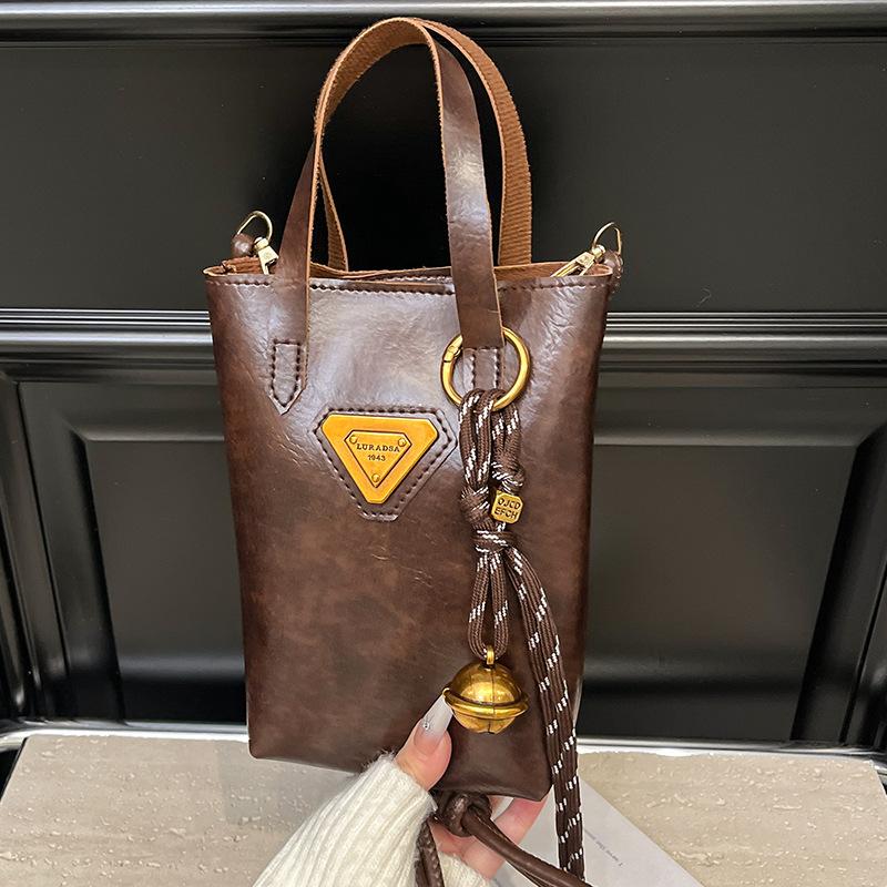 High End Mini Handy-Tasche Herbst und Winter Neue Mode Umhängetasche für Frauen Ins Nische Ein-Schulter-Handtasche