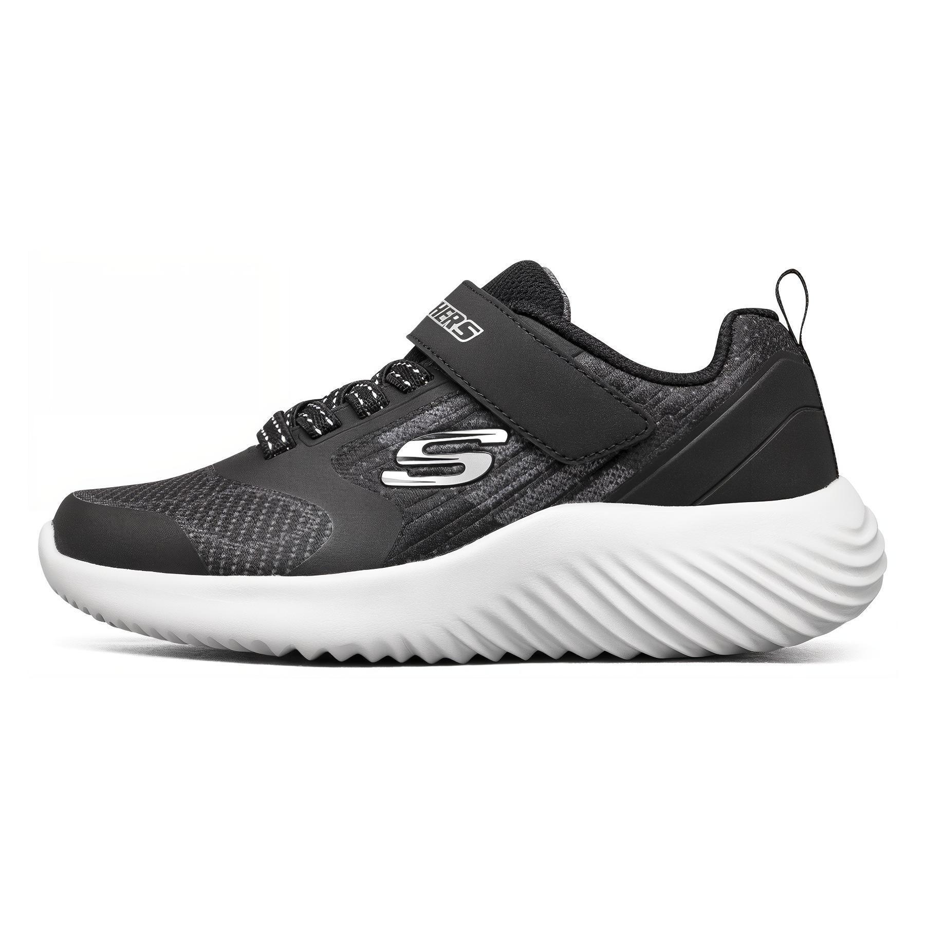 (GS) Skechers Bounder Running Shoes Black White Kids 403732L-BKCC EU 36