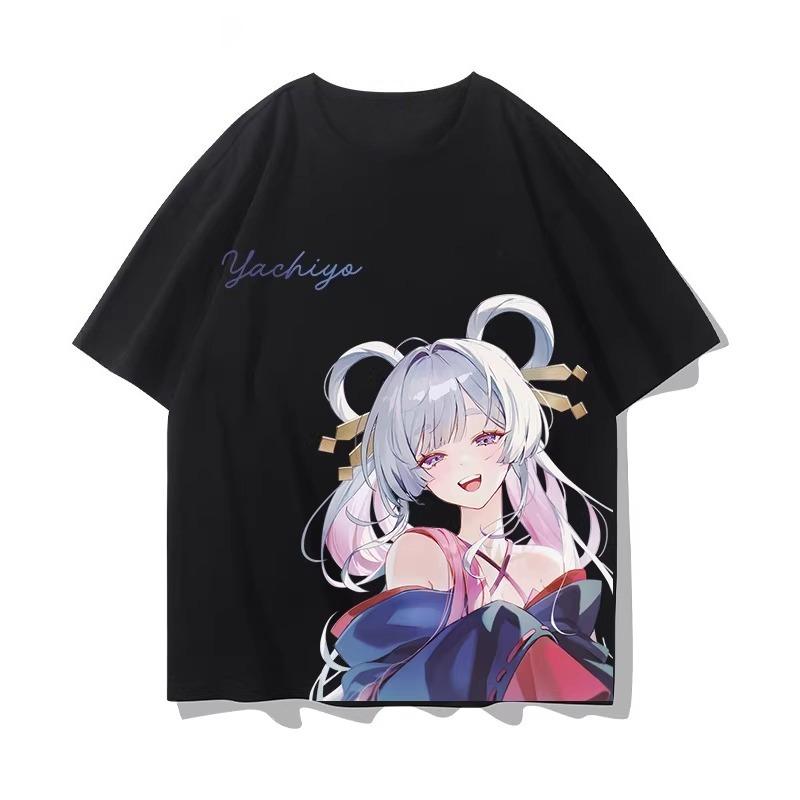 Anime Cosmic Princess Kaguya Character Yachiyo Runami summer cotton Casual Short Sleeve T-Shirt S