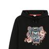 (WMNS) KENZO Tiger Embroidered Pure Cotton Casual Long Sleeves Hoodie Black Women's F962SW7594XO-99