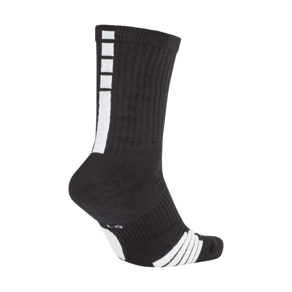 Nike Elite Crew Socks SX7622 013 Sizes Black/White, 27-29cm