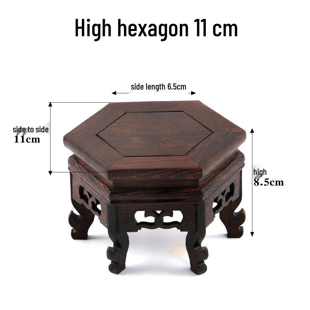 Solid Wood Tea Ceremony Stand for Teapot, Kettle, Vase, Bonsai, Buddha Ornament.