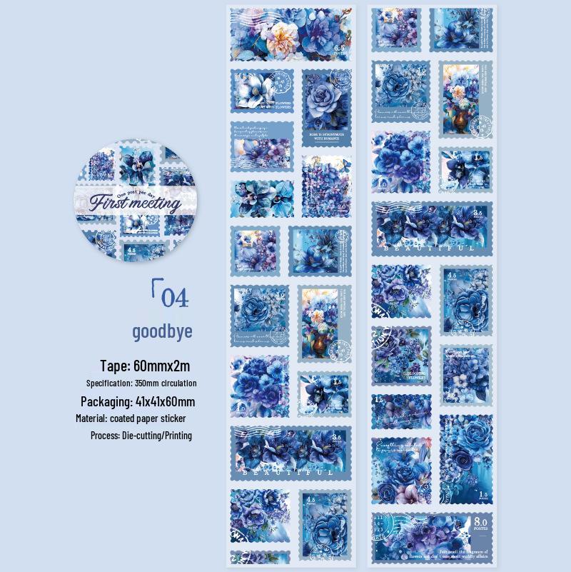 Yan Ji Stamp Tape First Encounter Series: 5 Style Decorative Stickers