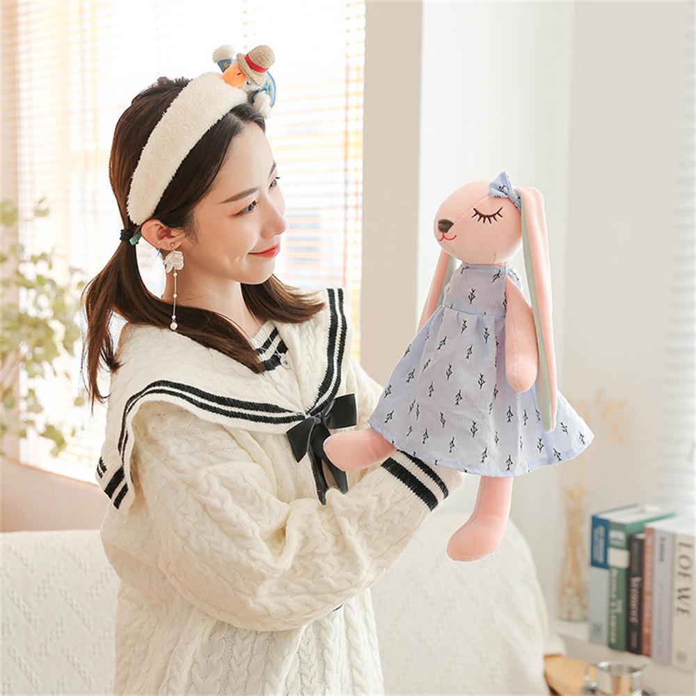 Adorable Cartoon Rabbit Plush Doll Soft Stuffed Toy Kid Hugging Pillow Gift