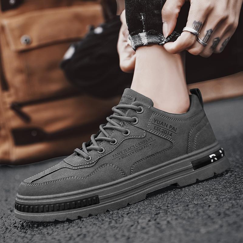 Men's Casual Sports Shoes New Fashionable Shock-absorbing Lightweight Wear-resistant Comfortable Commuting Casual Sports Shoes