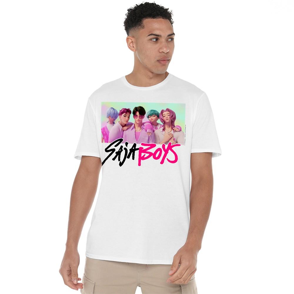 K-Pop Demon Hunters Saja Boys Photo Frame Unisex T-Shirt S-5XL White L