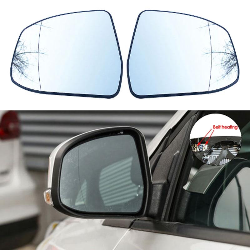 Cristal de Espejo Lateral Calefactado para Ford Focus II III MK2 MK3 Puerta Ala Retrovisor Izquierdo Derecho Marcha Atrás Retrovisor Reflector Cristal