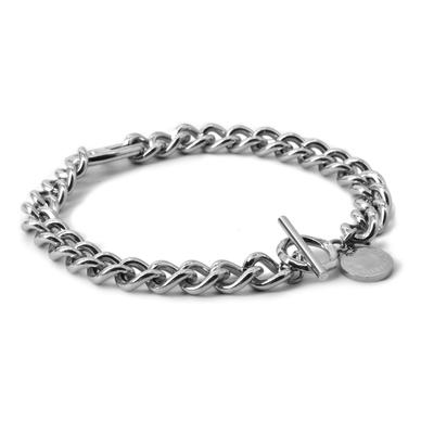 Bracelet Comfort Chain Bracelet Surgical Stainless Steel Allergy Directly Managed Kihei LH-1 (Metal Compatible) Men's (With Pouch)
