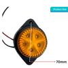 2PCS led marker lights Marker Light Amber chicken trucks freightliner cargo Marker lights Universal Fit