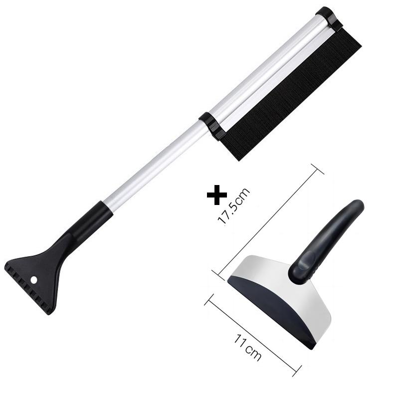 

Раздвижная щетка для снега, скребок для лобового стекла, 2 в 1, легкая лопата для уборки снега, щетка, скребок для льда для автомобиля/грузовика