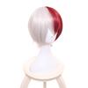 [Milky Time] My Hero Academia Cosplay Anime Uniform Wig for Halloween (Shoto Todoroki, Wig)