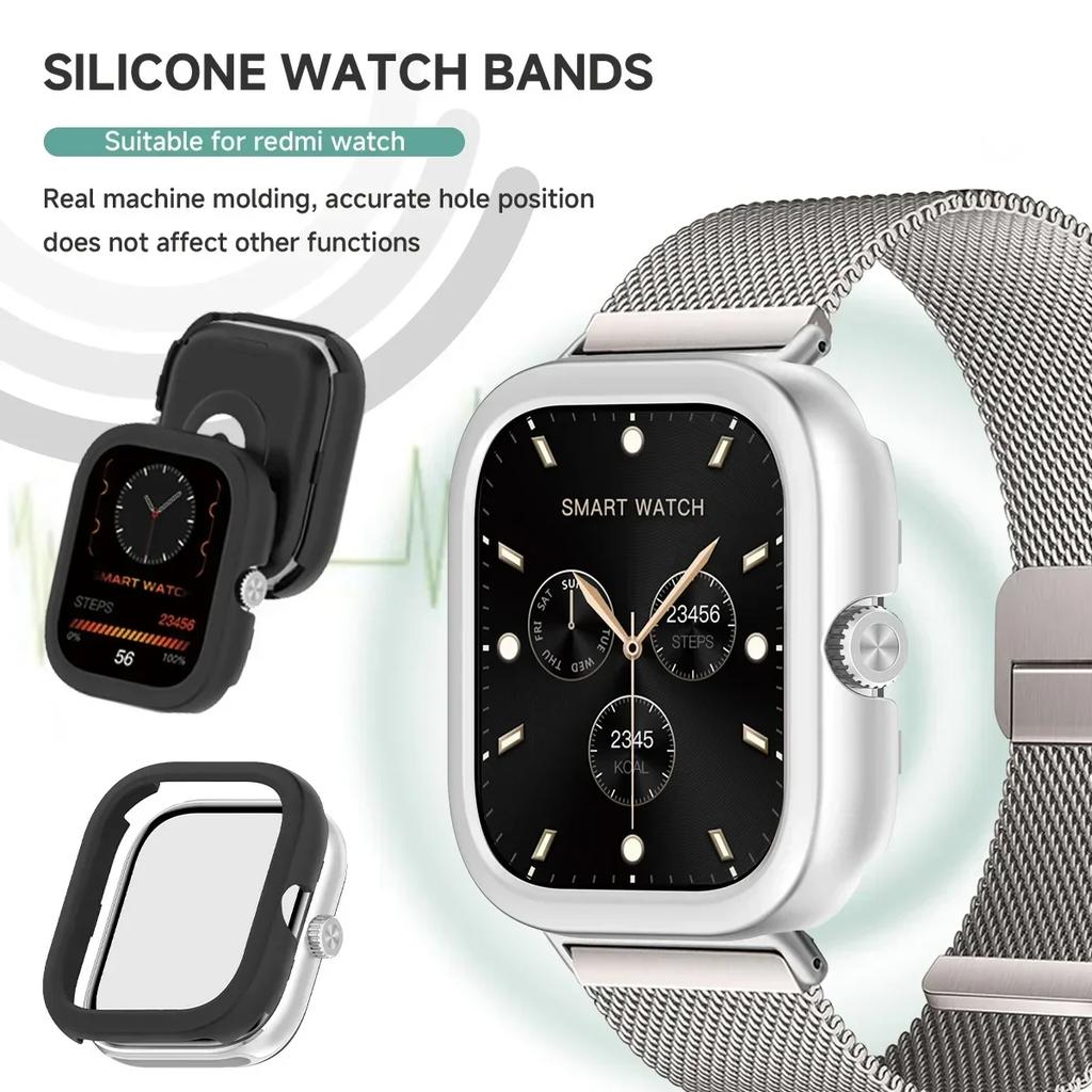 Hollow Cover Case for Redmi Watch 5 4 SIM Protector Empty Bumper PC Protective Frame for Redmi Watch5 Watch4 case Accessores
