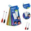 Kids Mathematics Flashcard with Binder Ring Reusable Tear Resistance 15 Card
