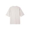 Uniqlo U-Serie Einfarbige Rundhals-Kurzarm-T-Shirts Unisex Oberteile Hellgrau 455359-02