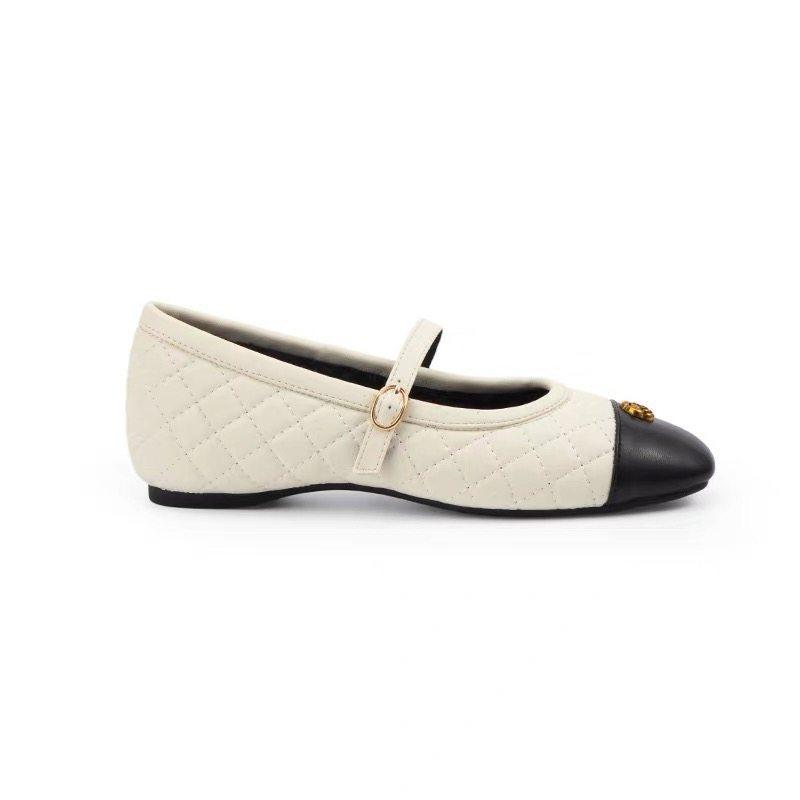 First encounter super soft inner height increase camellia Mary Jane shoes winter small fragrant wind rhombus color matching and velvet single shoes