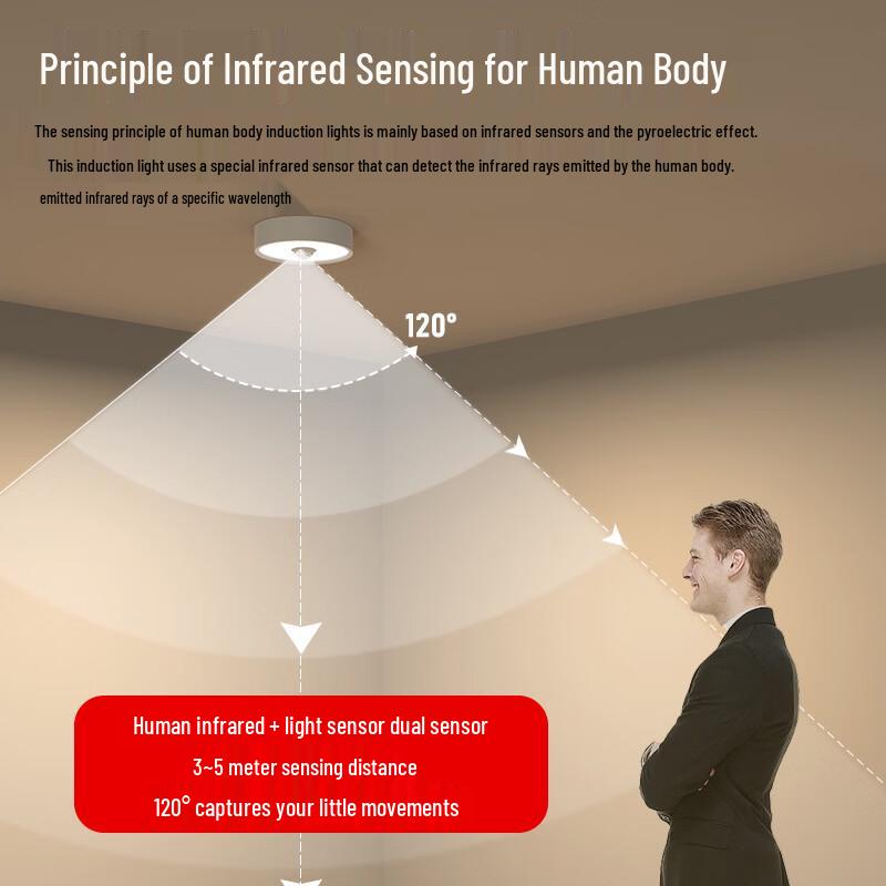 OEING Motion Sensor LED Ceiling Light