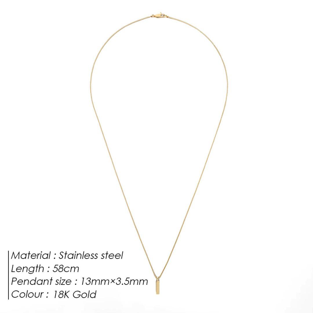 

улица. Ожерелье из титановой стали в корейском стиле Delan: Женские простые роскошные украшения-цепочки для ключиц