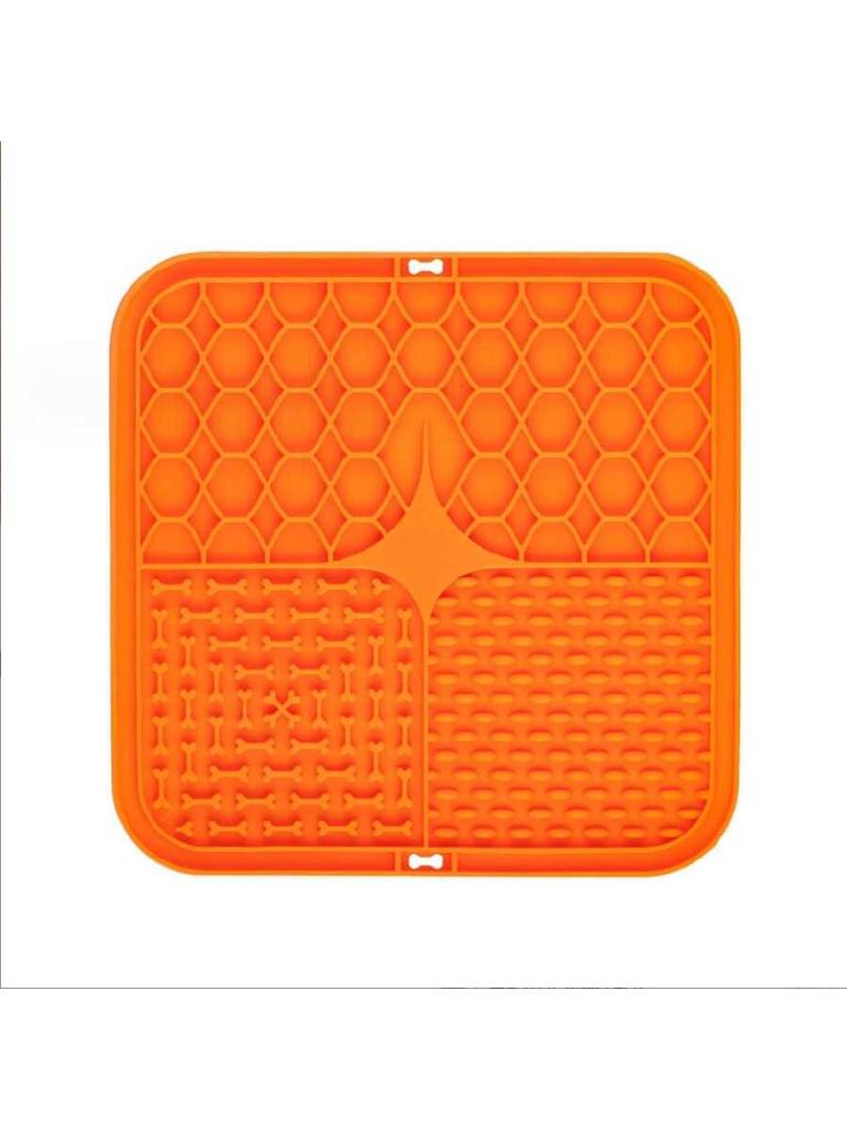 Pet Licking Plate, Slow Food Plate, Licking Pad, Silicone Pet Slow Food Tableware Bowl, Suction Cup, Dog Licking Pad, Slow Food Anti-Choking Pad