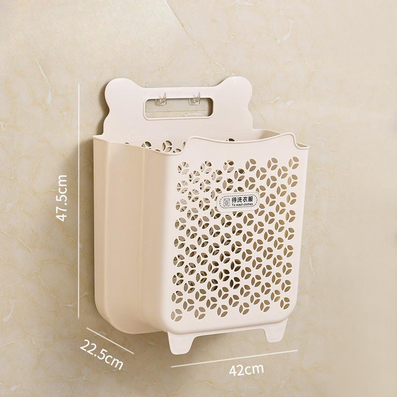 A Household Wall-mounted Dirty Clothes Basket, An Integrated Dirty Clothes Storage Basket, A Foldable Dirty Clothes Basket for The Bathroom