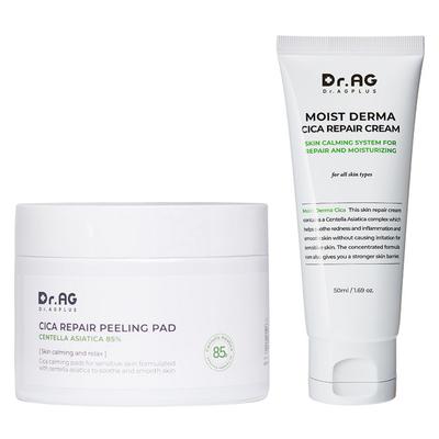 Cica Repair Peeling Pad 40p + Cica Repair Cream 50ml, 1 Set