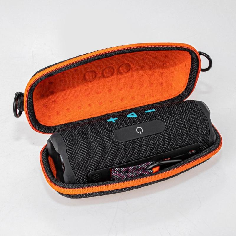 Přenosný EVA kryt pro Bluetooth reproduktory Flip 7 s dvojitými zipy, přístup, venkovní dobrodružství, přepravní taška