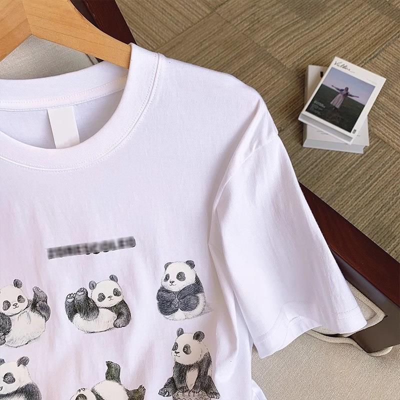 Pure cotton heavy student short-sleeved t-shirt summer new trendy couple clothing men's and women's same versatile half-sleeved s