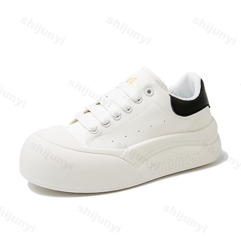 Fashion 2025 Spring Autumn New Women's Shoes Non Slip Lace-up Platforms Sneakers Breathable Comfortable Women's Vulcanize Casual Shoes