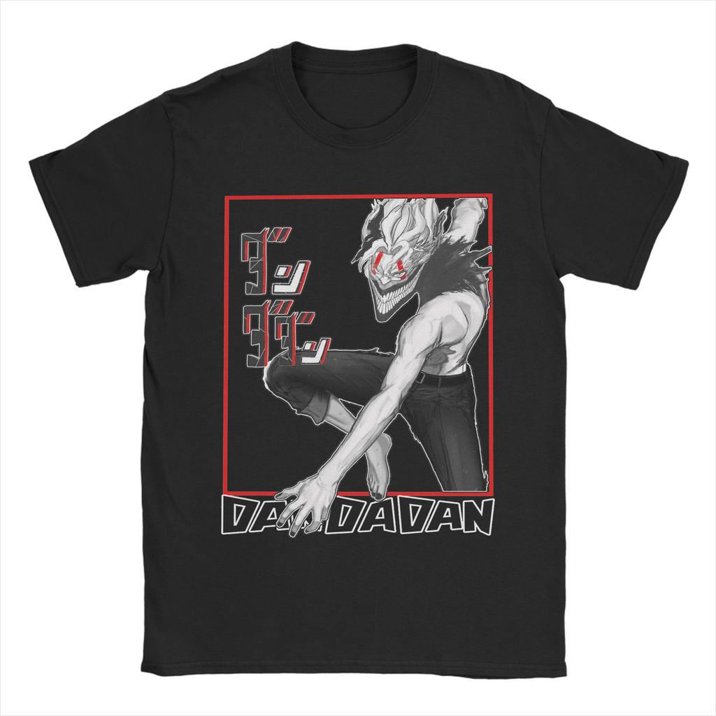Print Dandadan Momo Anime T-Shirt Men's O-neck Short Sleeve Clothing  100%Cotton Summer Clothing