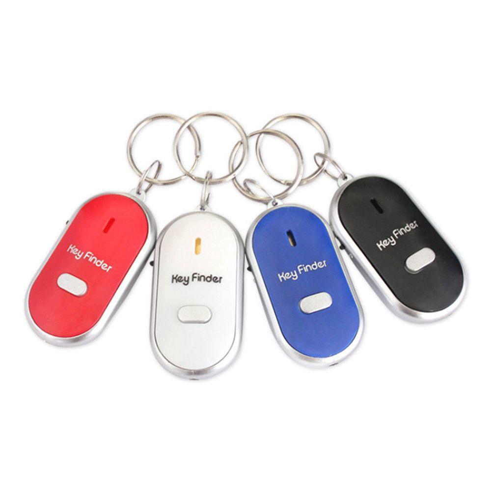 Torch Keychain Key Locator Keyfinder Locator Tracker Sound Control Alarm LED Whistle Key Finder