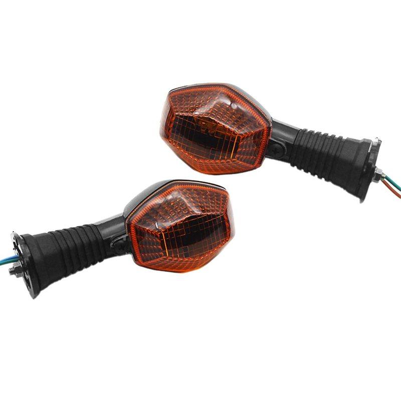 1 Pair Yellow Lens Motorcycle Turn Signal Light Lamp Indicator Fit for Suzuki GSF 650N/S 1200S 1250S Bandit GSX 650F 1250FA