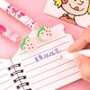 Strawberry Color-Changing Erasable Pen - Cute Heart Twist Ballpoint for Students