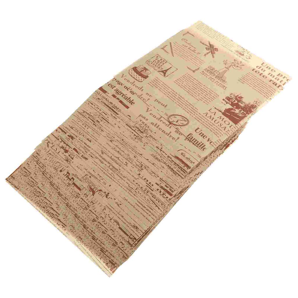 200 Pcs Silicone Paper Roll Liner Greaseproof Fryer Pad for Bread Non-stick Baker Papers Food Baking Cake