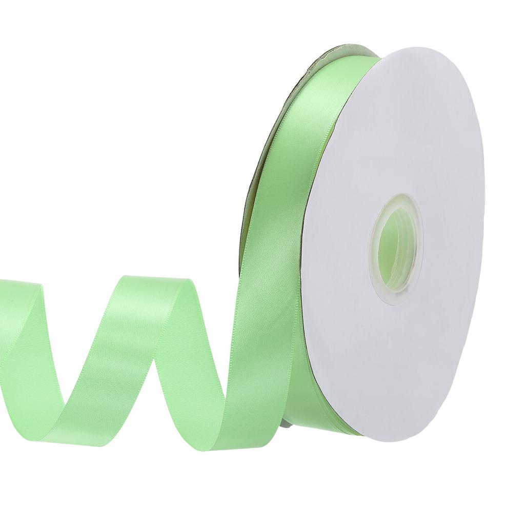 Jednostronna rypsowa wstążka poliestrowa satynowa wstążka jednokolorowa wstążka z tkaniny do rękodzieła dekoracji ślubnych pakowania prezentów 1"x100 jardów