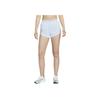 Nike Solid Color Lace-Up Mid-Rise Casual Lined Sports Shorts Women Shorts Blue FN2329085