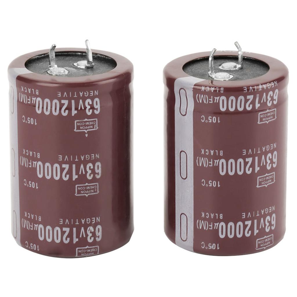 2 sztuk Audio 63V 12000uf filtr HIFI kondensator elektrolityczny 35 * 50mm do sterowania obwodem