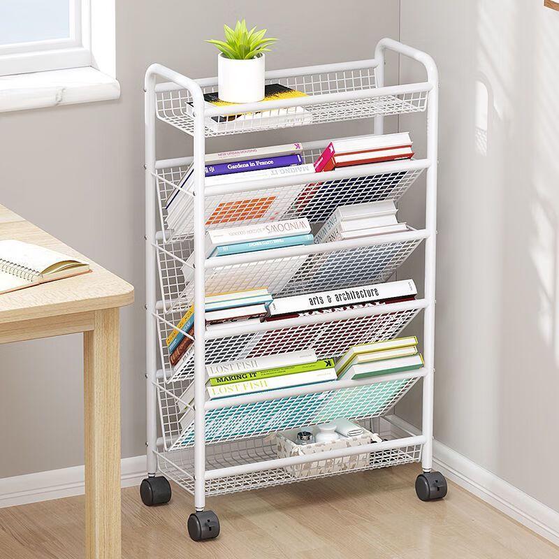 Milin Mobile 5-Tier Storage Bookshelf